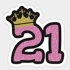 Photo Props for 21st birthday celebration ! 🎊